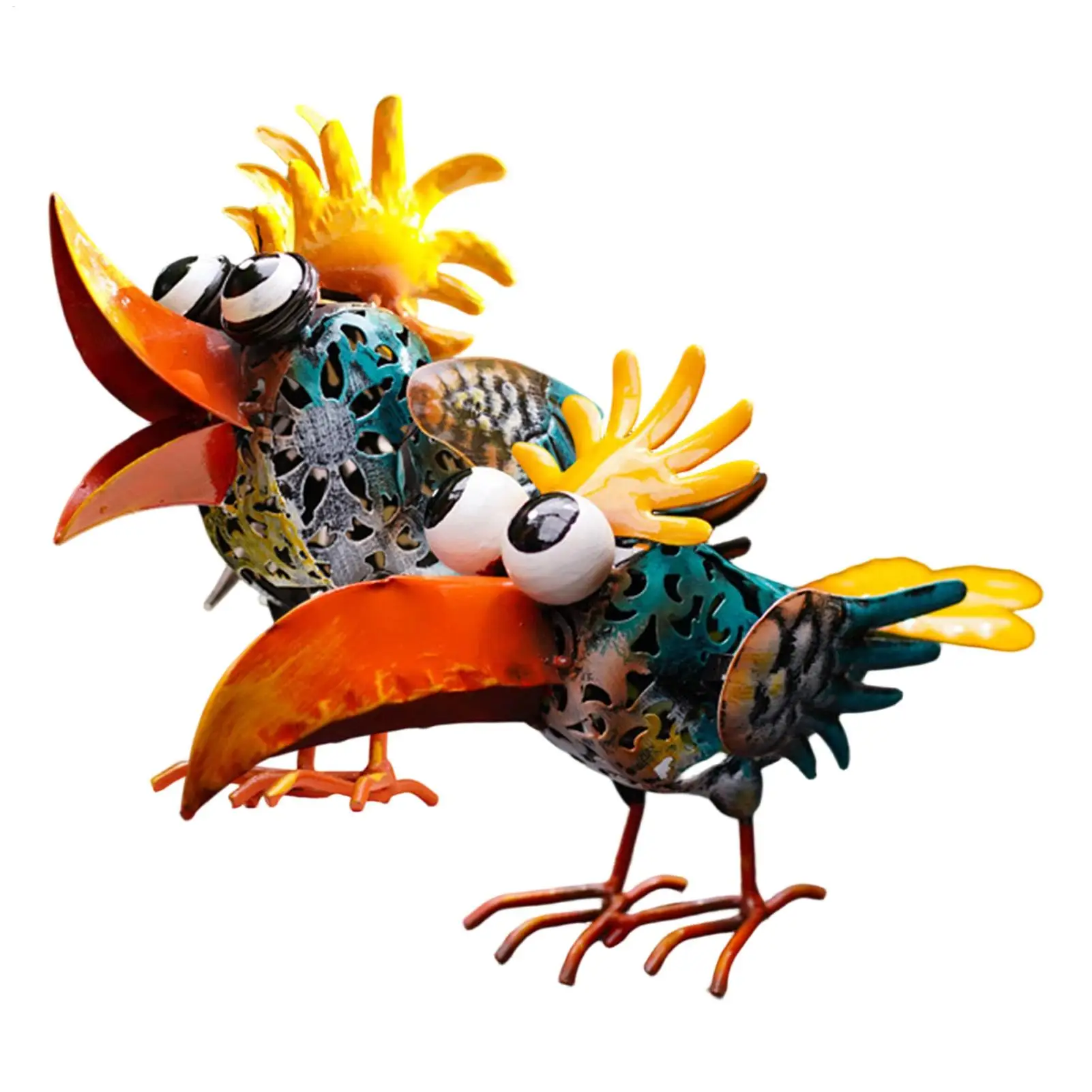 Metal Birds Yard Decor Garden Animal Decorations Funny Bird with Big Eyes and Mouth for Backyard Lawn Terrace Courtyard Patio
Metal Birds Yard Decor Garden Animal Decorations Funny Bird with Big Eyes and Mouth for Backyard Lawn Terrace Courtyard Patio