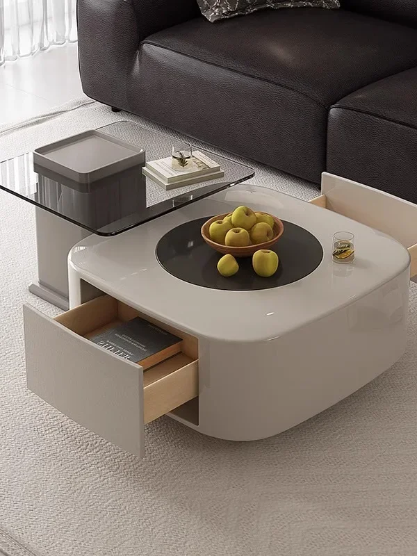 yj7 Italian Minimalist Living Room Home Small Apartment Coffee Table Modern Simple Glass Combination Cream Style
yj7 Italian Minimalist Living Room Home Small Apartment Coffee Table Modern Simple Glass Combination Cream Style