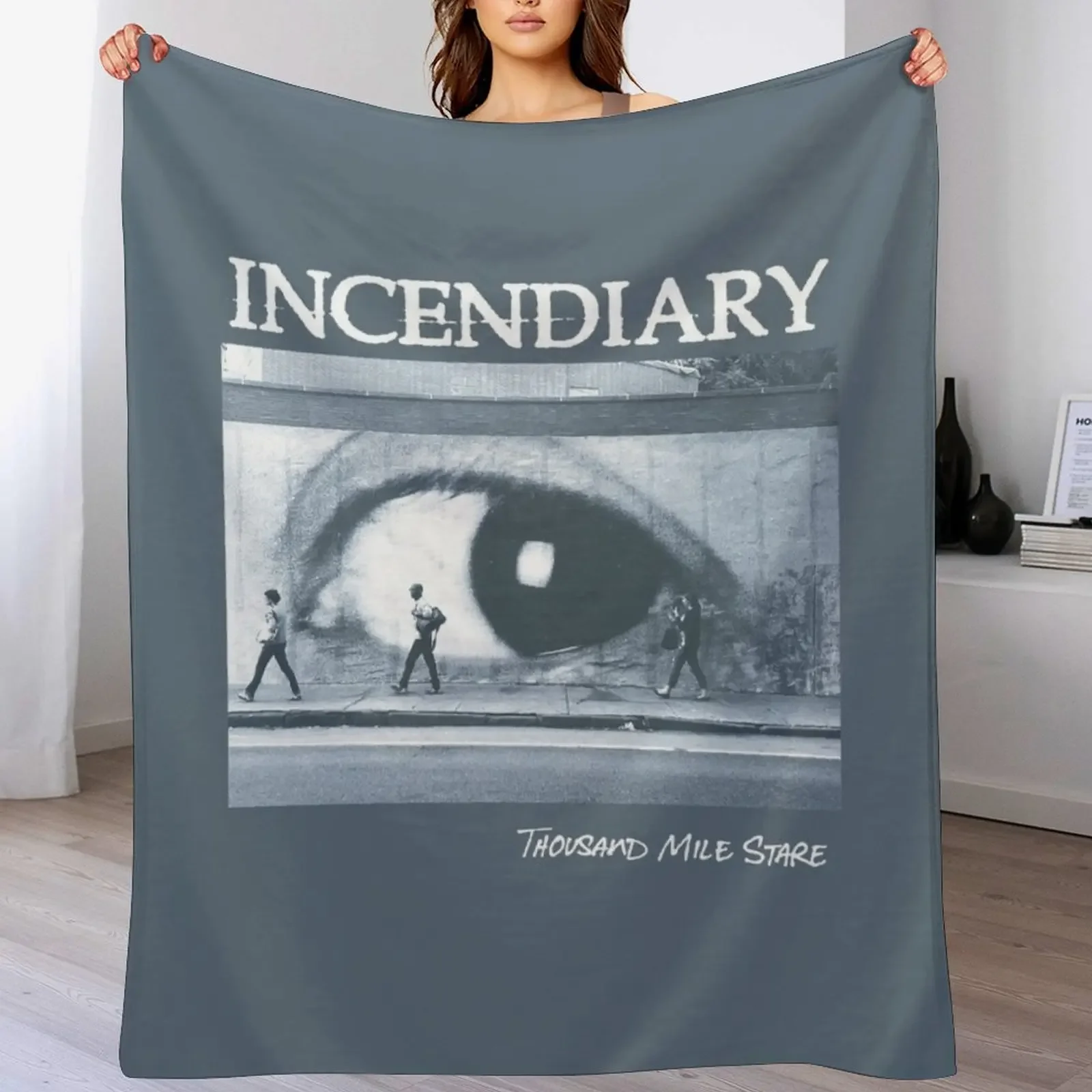 Incendiary (Hardcore Punk Band) - Album; Thousand Mile Stare Throw Blanket Plush Fuzzy Cozy Blanket for Couch Sofa
Incendiary (Hardcore Punk Band) - Album; Thousand Mile Stare Throw Blanket Plush Fuzzy Cozy Blanket for Couch Sofa