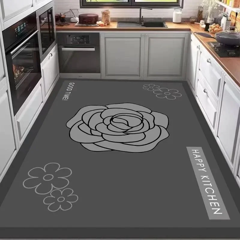 Kitchen Carpet Dark Color Rug Pvc Leather Non-slip Foot Mat Waterproof Oil-proof Floor Mats Large Size Home Decoration Carpets
Kitchen Carpet Dark Color Rug Pvc Leather Non-slip Foot Mat Waterproof Oil-proof Floor Mats Large Size Home Decoration Carpets