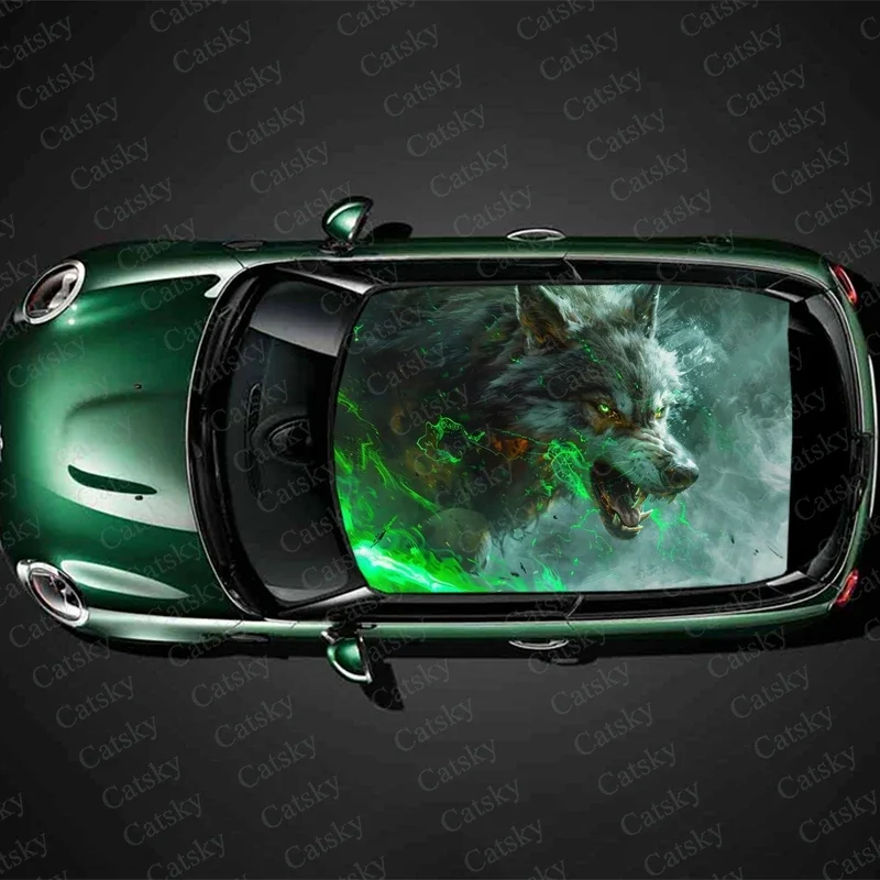 Wolf with Red Eyes Car Roof Sticker Wrap Racing SUV Accessories Packaging Painted PVC Custom Car Graphic Decal
Wolf with Red Eyes Car Roof Sticker Wrap Racing SUV Accessories Packaging Painted PVC Custom Car Graphic Decal