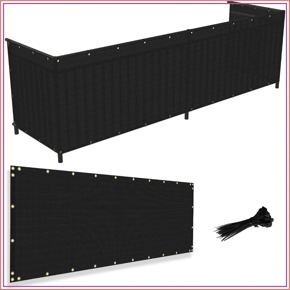 3'x10' Balcony Privacy Screen Fence Cover UV Block Windscreen Weather-Resistant Breathable Fabric for Decks Patios Backyards
3'x10' Balcony Privacy Screen Fence Cover UV Block Windscreen Weather-Resistant Breathable Fabric for Decks Patios Backyards