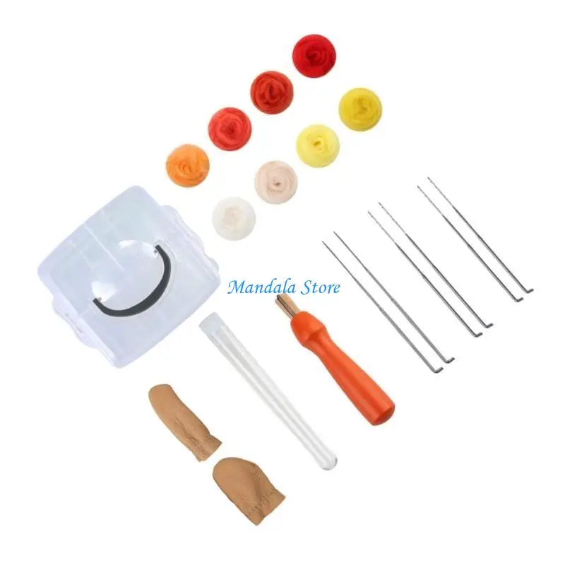 U2JC Needle Felting Kits Wool Felting Tools Handmade Felt Needle Set Wool Felting 
U2JC Needle Felting Kits Wool Felting Tools Handmade Felt Needle Set Wool Felting