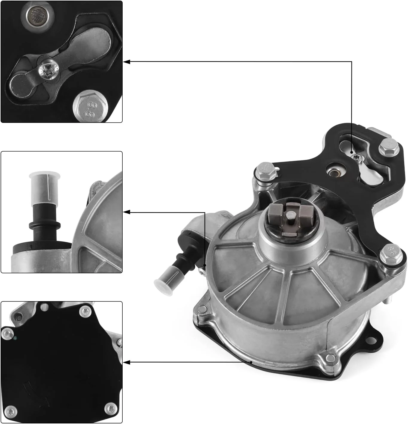 Engine Brake Vacuum Pump 12686657 12660670 Mechanical Brake Booster Pump for Regal Envision Impala Malibu Acadia 2.0L 2.5L
Engine Brake Vacuum Pump 12686657 12660670 Mechanical Brake Booster Pump for Regal Envision Impala Malibu Acadia 2.0L 2.5L