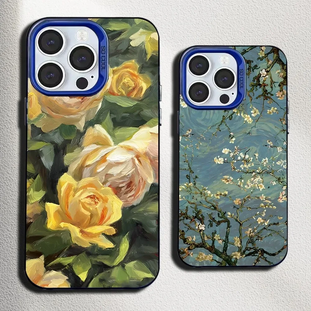 Vintage Leaves Flower Phone Case For iPhone 16,15,14,13,12,11,Mini,Pro,SE,MAX Blue Matte Silicone Cover
Vintage Leaves Flower Phone Case For iPhone 16,15,14,13,12,11,Mini,Pro,SE,MAX Blue Matte Silicone Cover