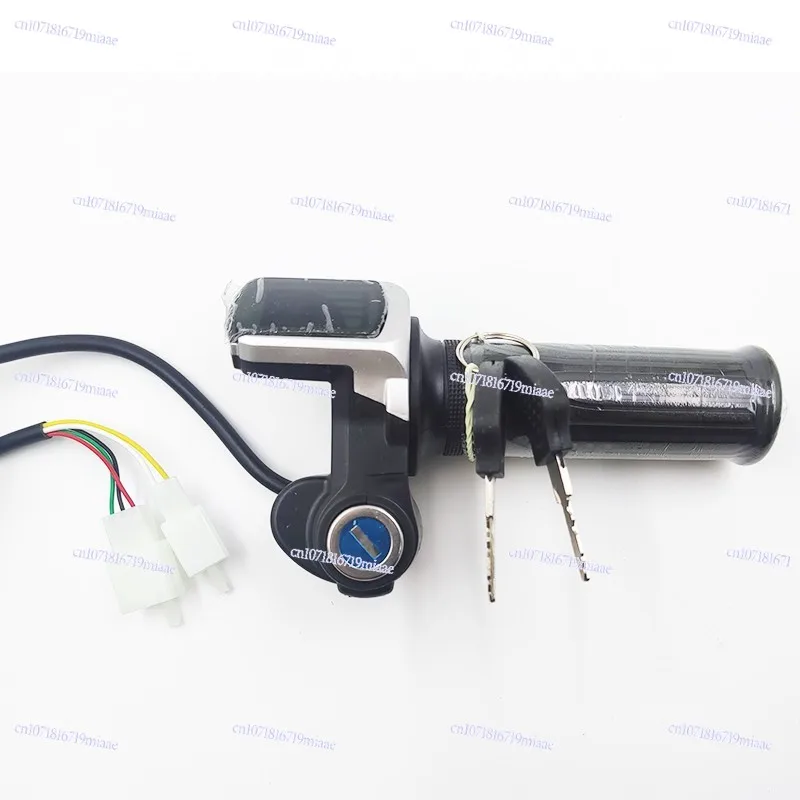 With Power Display with Key Electric Scooter Handle 24V36V48V Electric Valve Throttle Handle Assembly Universal
With Power Display with Key Electric Scooter Handle 24V36V48V Electric Valve Throttle Handle Assembly Universal