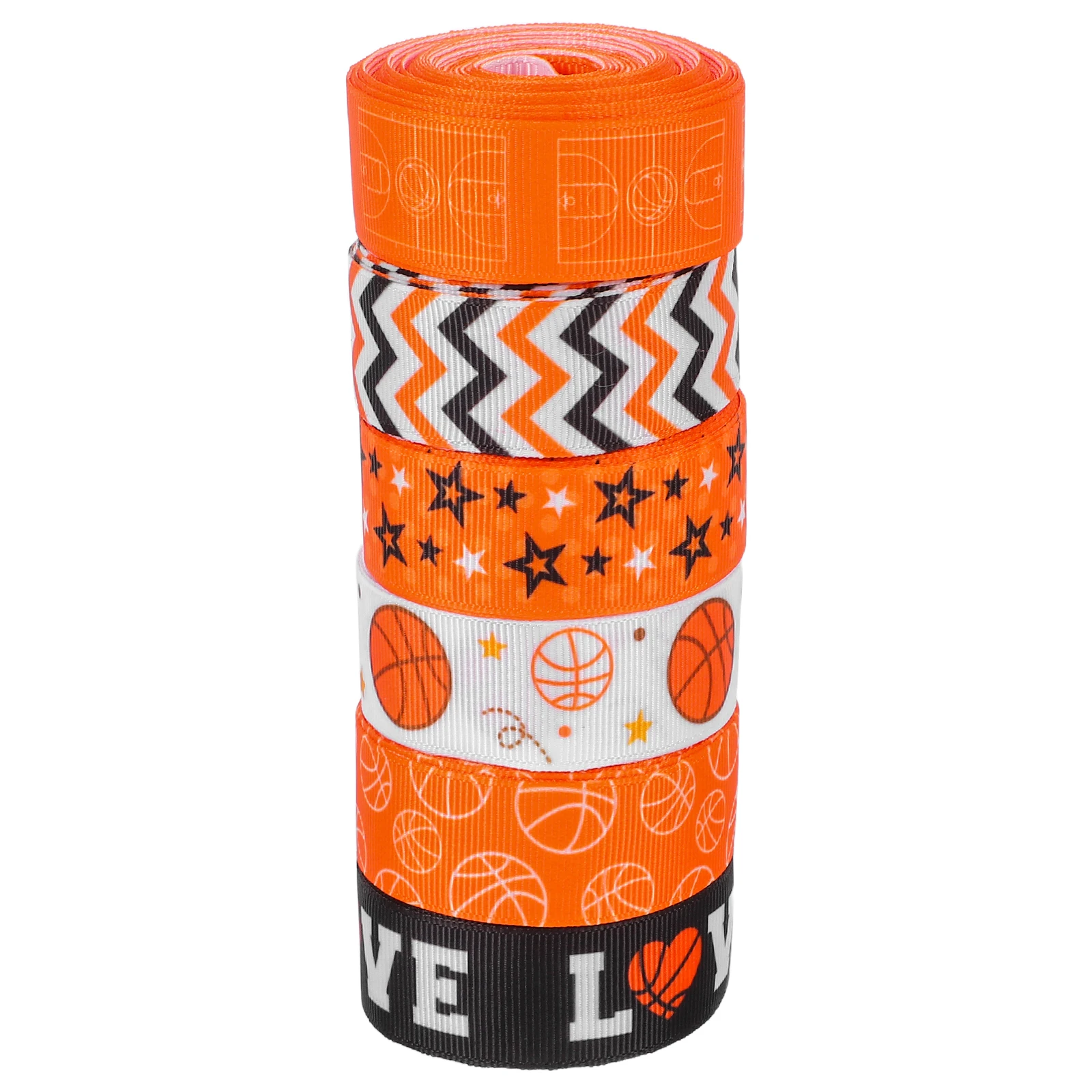 Basketball Ribbon 6 Rolls Sports Themed Polyester Ribbons for Crafts Tape DIY Gifts Wrapping Holiday Party Decorations Soft Wear
Basketball Ribbon 6 Rolls Sports Themed Polyester Ribbons for Crafts Tape DIY Gifts Wrapping Holiday Party Decorations Soft Wear