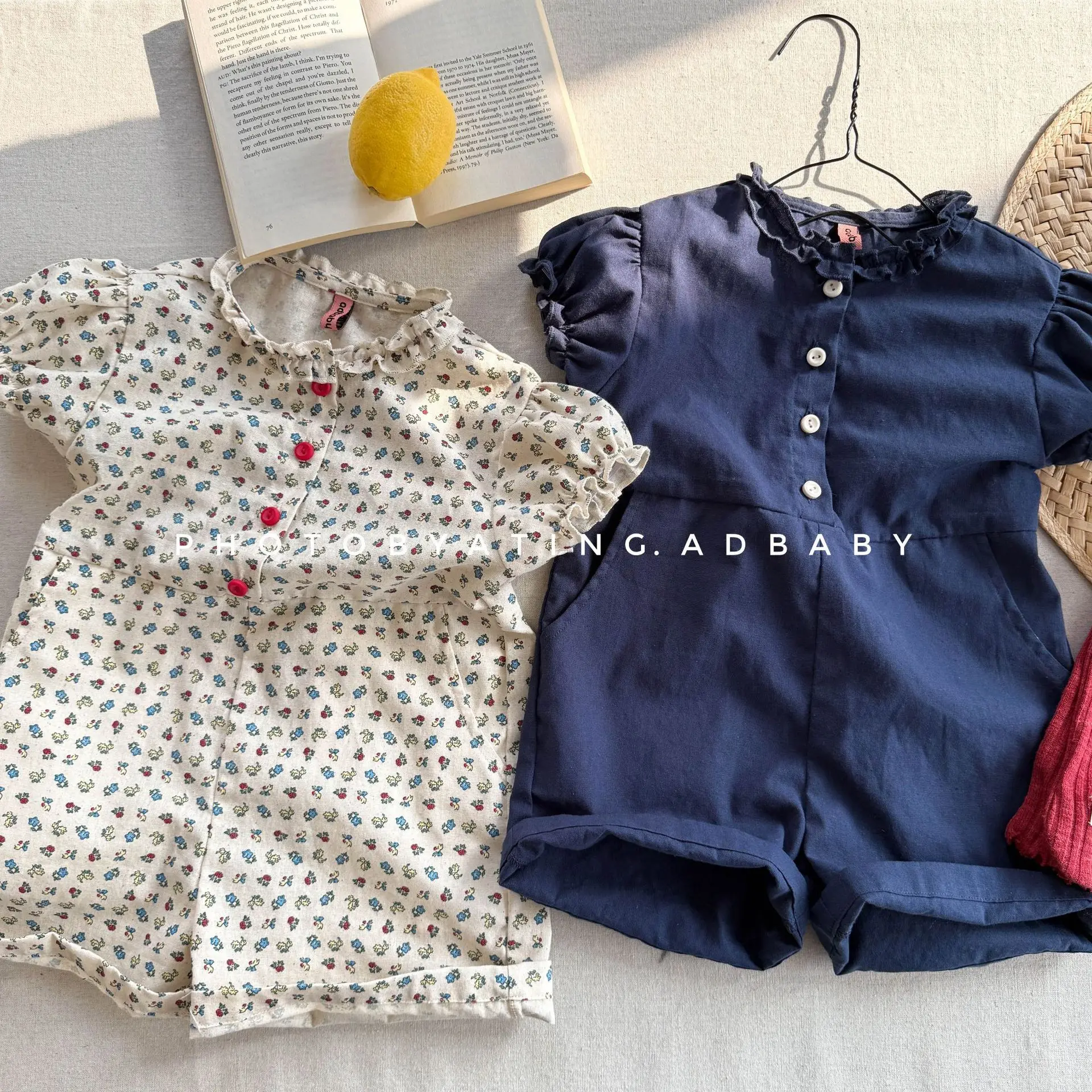 2025 Summer New Cute Girls Short Sleeve Floral Jumpsuit Children Fashion Casual Overalls Solid Kids Cotton Jumpsuit Baby Clothes
2025 Summer New Cute Girls Short Sleeve Floral Jumpsuit Children Fashion Casual Overalls Solid Kids Cotton Jumpsuit Baby Clothes