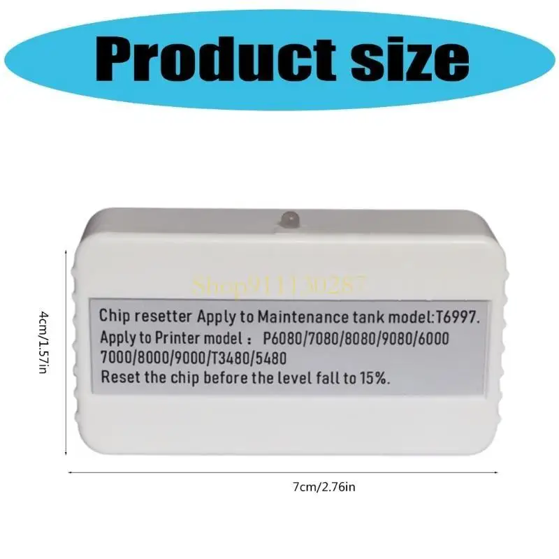 J1HC Replacement Ink Cartridge Chip Maintenance Box T6997 for SureColor P6080 P7080 P8080 P9080 P6000 P7000 P8000 P9000 P7500
J1HC Replacement Ink Cartridge Chip Maintenance Box T6997 for SureColor P6080 P7080 P8080 P9080 P6000 P7000 P8000 P9000 P7500