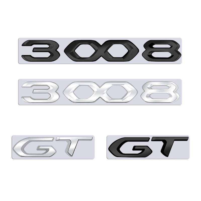 Car Auto Rear Trunk Alphabet Emblem Styling Stickers For Peugeot 3008 GT Car 3D Metal Letters Logo Badge Decals Sticker
Car Auto Rear Trunk Alphabet Emblem Styling Stickers For Peugeot 3008 GT Car 3D Metal Letters Logo Badge Decals Sticker