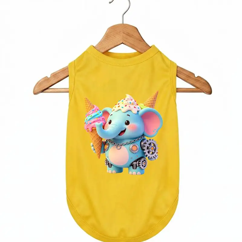 Ice Cream Elephant Dog Cooling Vest Summer Quick Dry Pet Tee
Ice Cream Elephant Dog Cooling Vest Summer Quick Dry Pet Tee