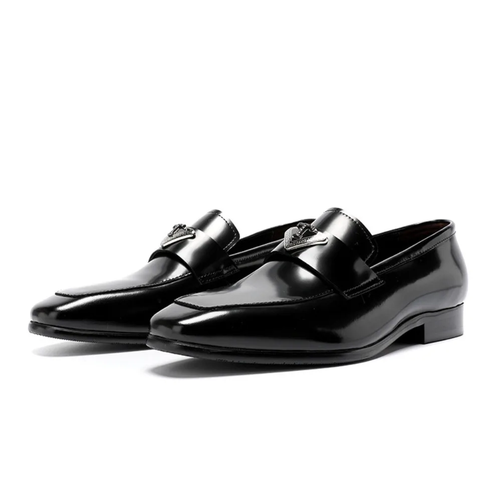 New Fashion Men's Genuine Leather Loafers Slip on Glossy Square Toe Business Casual Versatile Male Shoes for Summer
New Fashion Men's Genuine Leather Loafers Slip on Glossy Square Toe Business Casual Versatile Male Shoes for Summer