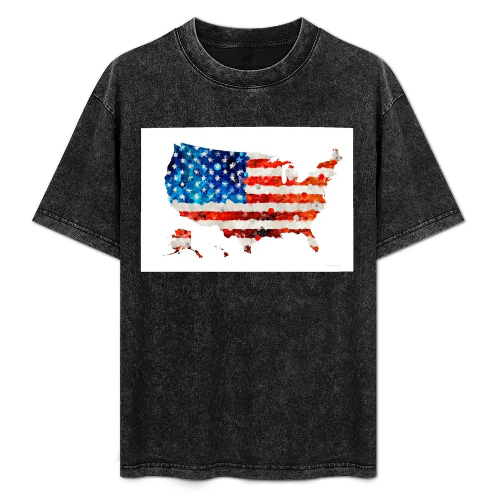 United States Of America Map 23 - Sharon Cummings T-Shirt Sporty Casual Quick Dry T-Shirt
United States Of America Map 23 - Sharon Cummings T-Shirt Sporty Casual Quick Dry T-Shirt