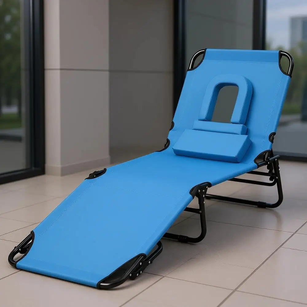 Adjustable Backrest Beach Lounge Chair with Padded Pillow, Ideal for Sunbathing or Poolside Relaxation, Up to 330 LBS, No Assemb
Adjustable Backrest Beach Lounge Chair with Padded Pillow, Ideal for Sunbathing or Poolside Relaxation, Up to 330 LBS, No Assemb