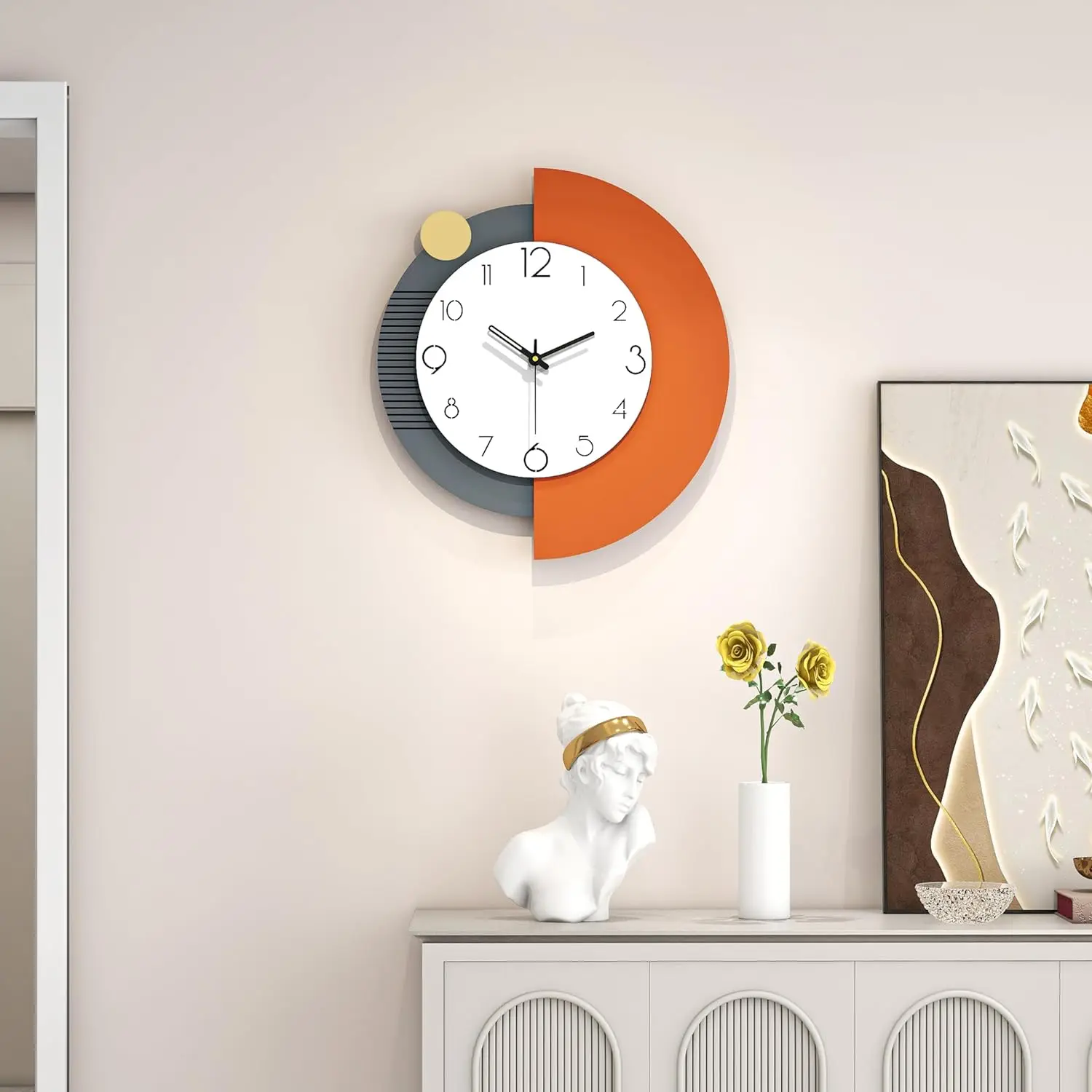 Modern Wall Clocks for Living Room Decor Large Decorative Wall Clock Battery Operated for Bedroom Office Kitchen Home Black Wood
Modern Wall Clocks for Living Room Decor Large Decorative Wall Clock Battery Operated for Bedroom Office Kitchen Home Black Wood