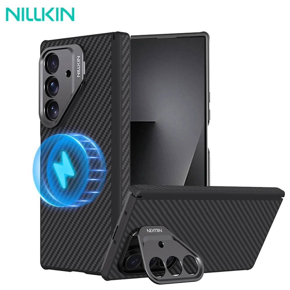 For Samsung Galaxy Z Fold 7 5G Aramid Fiber Magsafe Case NILLKIN Magnetic Shockproof Back Cover Protection For Fold 7 Fold Cases
For Samsung Galaxy Z Fold 7 5G Aramid Fiber Magsafe Case NILLKIN Magnetic Shockproof Back Cover Protection For Fold 7 Fold Cases