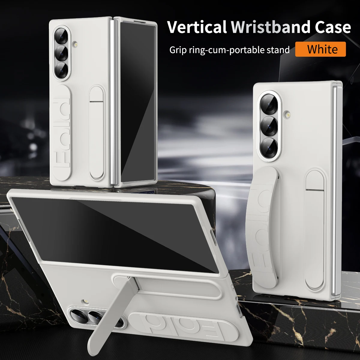 Модный чехол-подставка с браслетом для Samsung Galaxy Z Fold 7, 6, 5, 4, 3, однотонный противоударный чехол с ремешком на запястье 
Модный чехол-подставка с браслетом для Samsung Galaxy Z Fold 7, 6, 5, 4, 3, однотонный противоударный чехол с ремешком на запястье