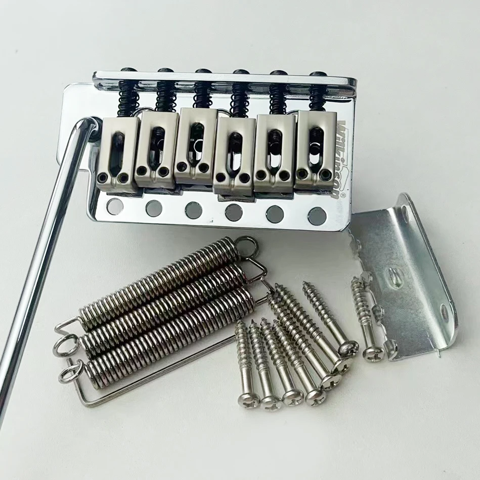 Wilkinson WOV02 52.5mm (2-1/16") Guitar Tremolo Bridge 6 Screws Chrome Silver
Wilkinson WOV02 52.5mm (2-1/16") Guitar Tremolo Bridge 6 Screws Chrome Silver
