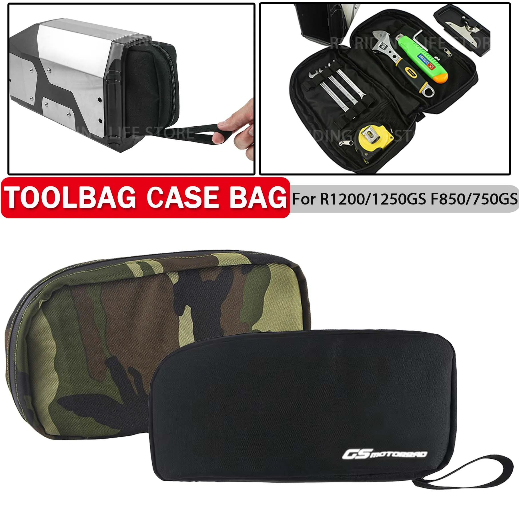Tool Box Case Bag Aluminum Toolbox Toolbag Inner Bag For BMW R1200GS R1250GS Adventure R 1250 GS ADV F 850GS F750 GS TRK 502 X
Tool Box Case Bag Aluminum Toolbox Toolbag Inner Bag For BMW R1200GS R1250GS Adventure R 1250 GS ADV F 850GS F750 GS TRK 502 X