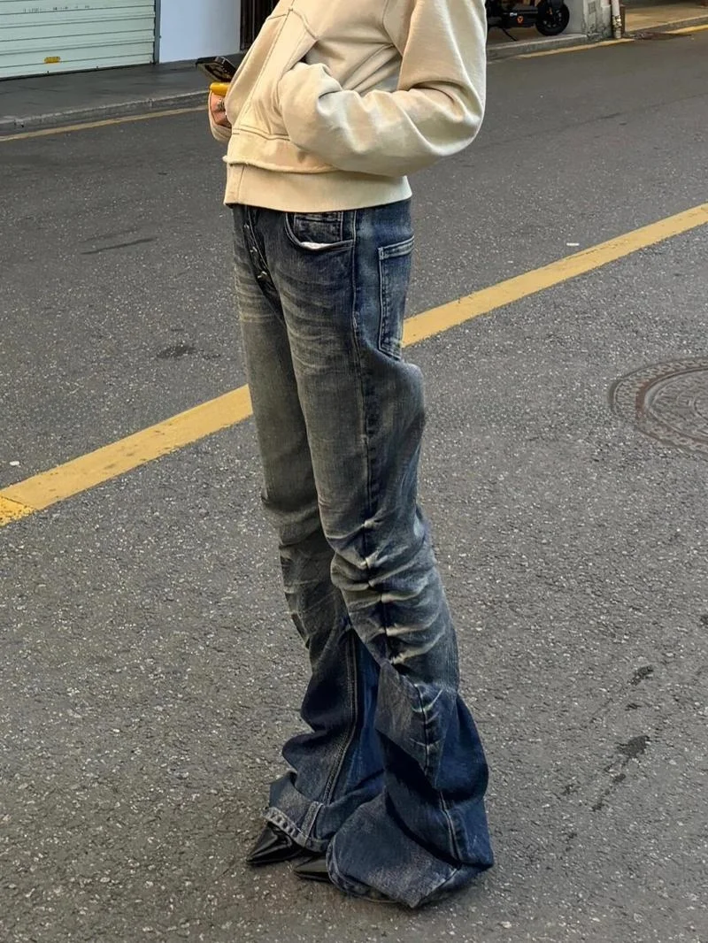 Waed American High Street Micro Flared Jeans Women Summer New Y2K Sexy Long Pants Slimming Wide Leg Denim Trousers
Waed American High Street Micro Flared Jeans Women Summer New Y2K Sexy Long Pants Slimming Wide Leg Denim Trousers