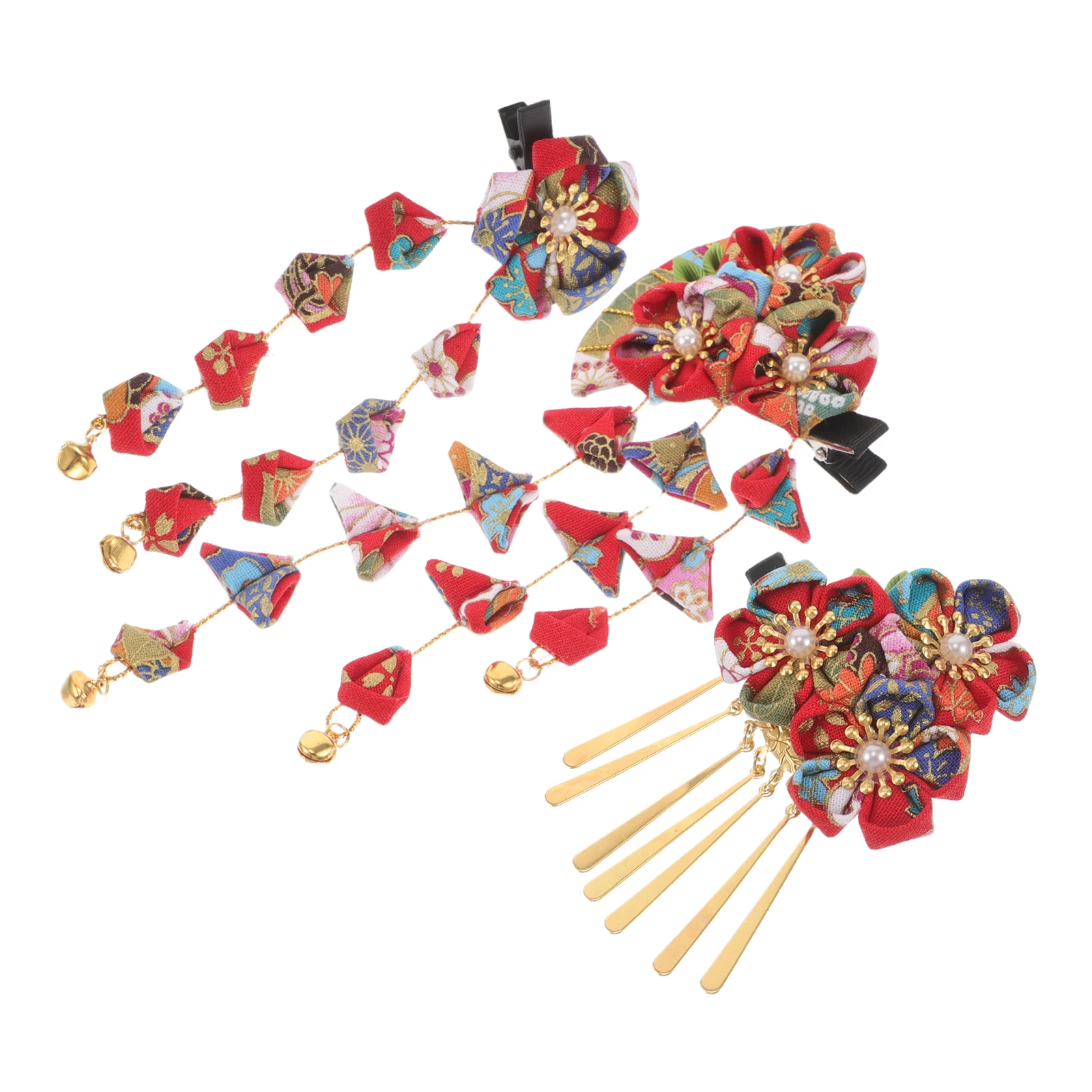 3 Pcs Japanese Hair Clip Set Ornaments Women Three Piece Suit Flower Kimono Tassels Hairpins Clips
3 Pcs Japanese Hair Clip Set Ornaments Women Three Piece Suit Flower Kimono Tassels Hairpins Clips