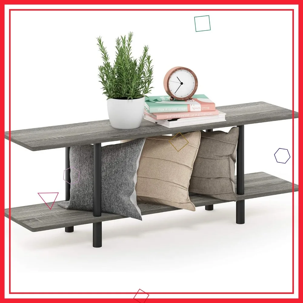 Двухуровневая широкая полка с дизайном Turn-N-Tube, многофункциональное хранилище из французского дуба, серого и черного цвета
Двухуровневая широкая полка с дизайном Turn-N-Tube, многофункциональное хранилище из французского дуба, серого и черного цвета