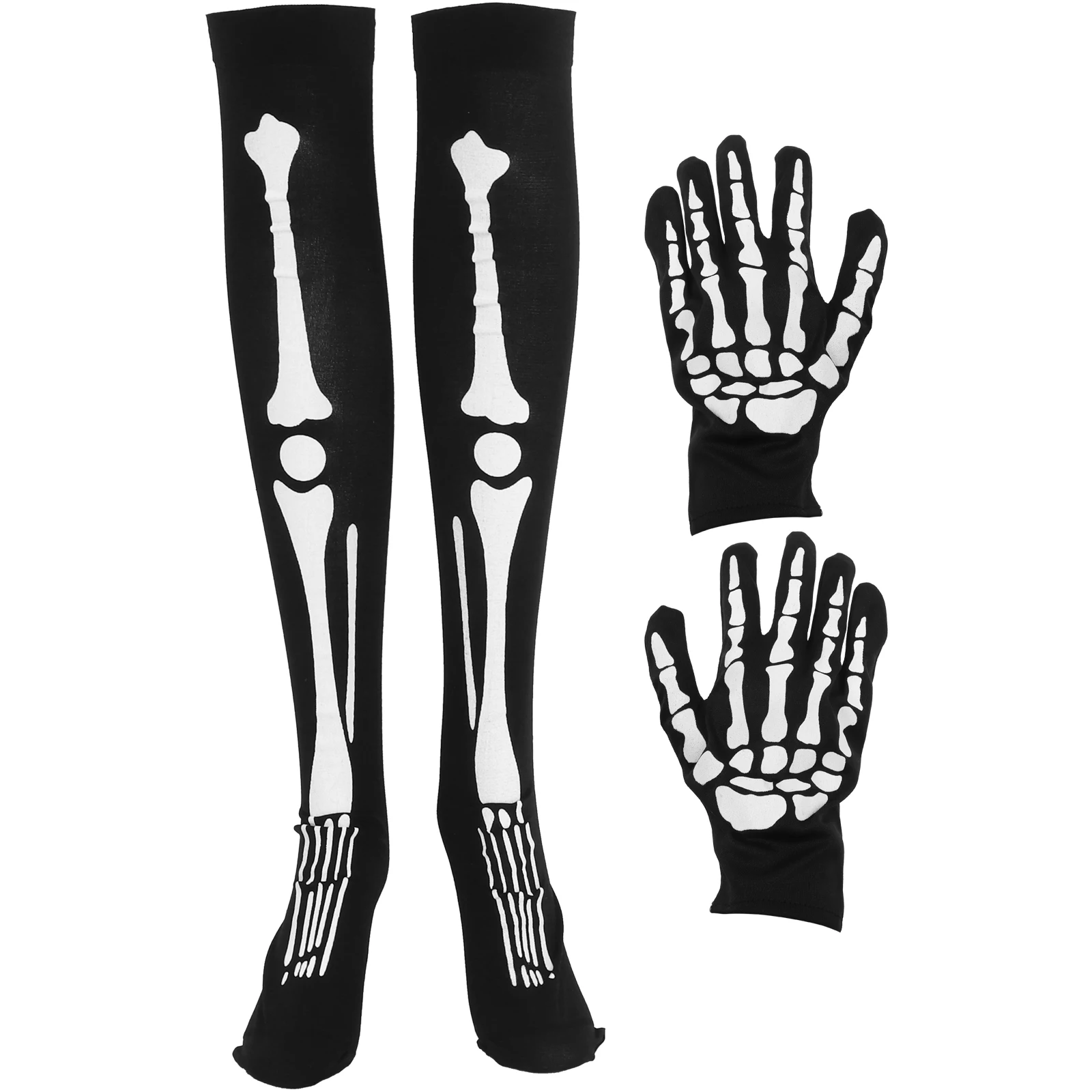 Halloween Gloves Stockings Set Soft Bone Socks Full Finger Costume Party Decor Spooky Accessories For Adults Teens
Halloween Gloves Stockings Set Soft Bone Socks Full Finger Costume Party Decor Spooky Accessories For Adults Teens