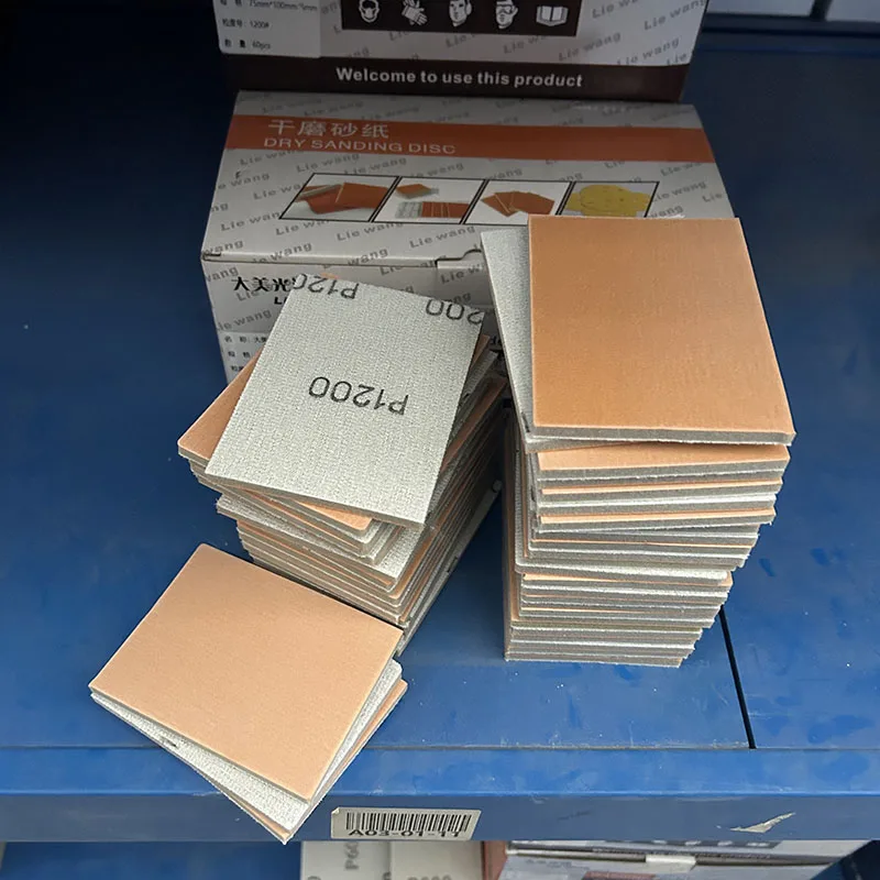 75×100mm Square Sponge Sandpaper Ultra-fine Four Square Dry Mill Flocking Car Polishing Abrasive 60 Pieces
75×100mm Square Sponge Sandpaper Ultra-fine Four Square Dry Mill Flocking Car Polishing Abrasive 60 Pieces