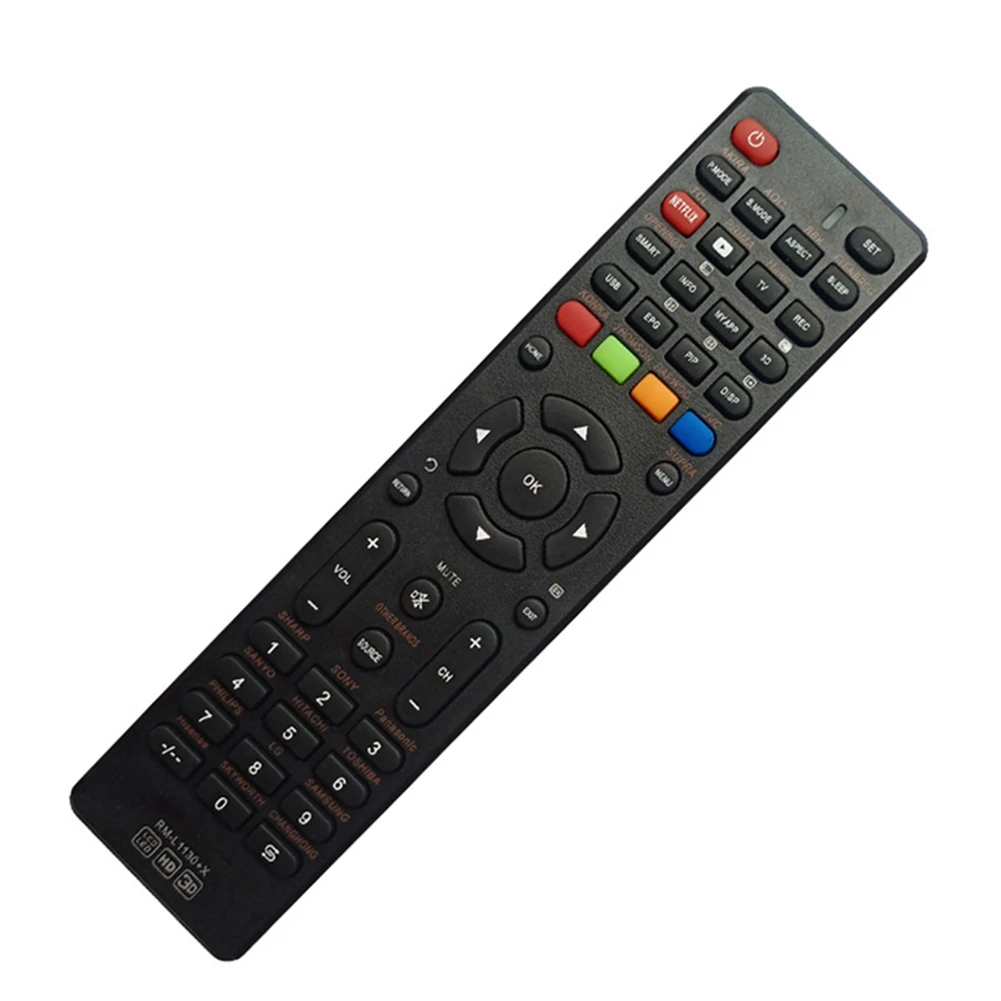 ABWH_Rm-L1130 +X Универсальный пульт дистанционного управления для телевизора AKIRA AOC BBK ELENBREG
ABWH_Rm-L1130 +X Универсальный пульт дистанционного управления для телевизора AKIRA AOC BBK ELENBREG