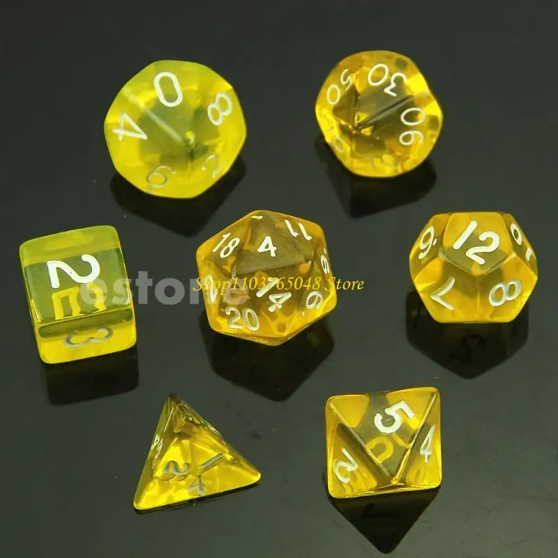 R53E D4 D6 D8 D10 D12 D20 Game Set
R53E D4 D6 D8 D10 D12 D20 Game Set