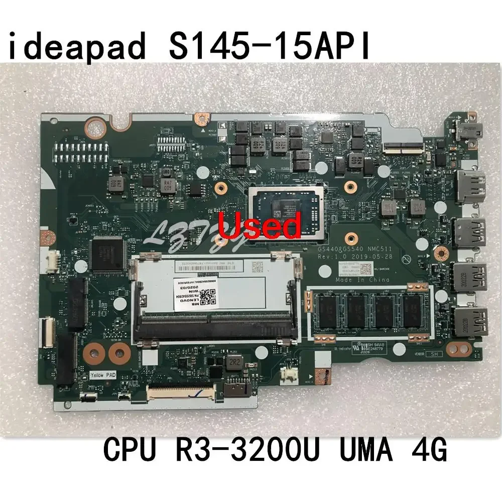 For Lenovo Ideapad S145-15API Laptop Motherboard mainboard With CPU R3-3200U UMA 4G FRU 5B20S42804
For Lenovo Ideapad S145-15API Laptop Motherboard mainboard With CPU R3-3200U UMA 4G FRU 5B20S42804