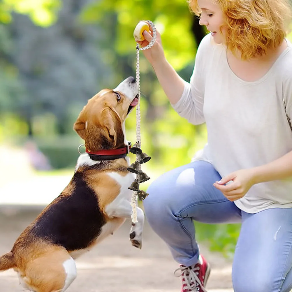 2pcs Dog Bell Training Door Bells Pet Outgoing Professional Portable Cotton Rope Wear Resistant Interactive Dog Toy
2pcs Dog Bell Training Door Bells Pet Outgoing Professional Portable Cotton Rope Wear Resistant Interactive Dog Toy