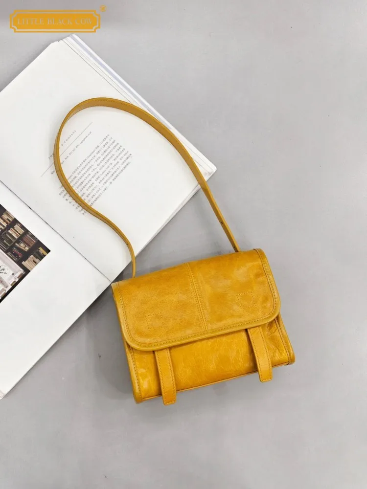 Women Versatile Cowhide Genuine Leather Casual Underarm Bag Flap Hasp Shoulder Bag Sweet Ladies Party Small Strap Crossbody Bags
Women Versatile Cowhide Genuine Leather Casual Underarm Bag Flap Hasp Shoulder Bag Sweet Ladies Party Small Strap Crossbody Bags