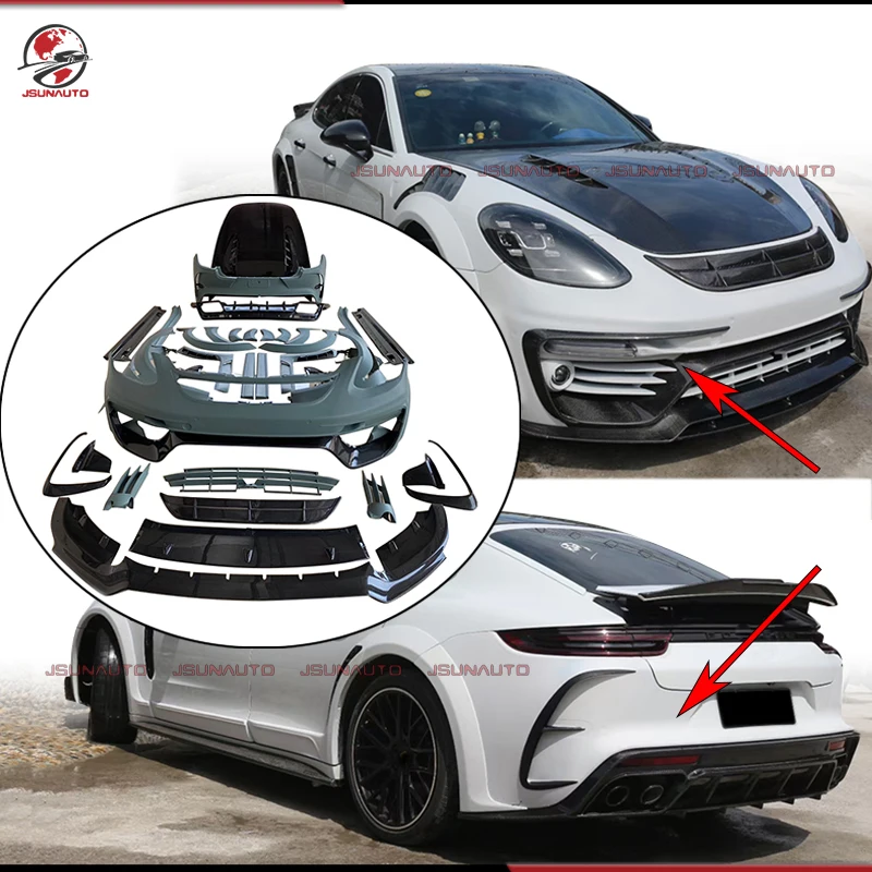Unpainted Front Bumper Aerodynamic External Kit For Posche Panamera 971 2017-2024 Carbon Fiber Hood Cover Diffser M Style Kit
Unpainted Front Bumper Aerodynamic External Kit For Posche Panamera 971 2017-2024 Carbon Fiber Hood Cover Diffser M Style Kit