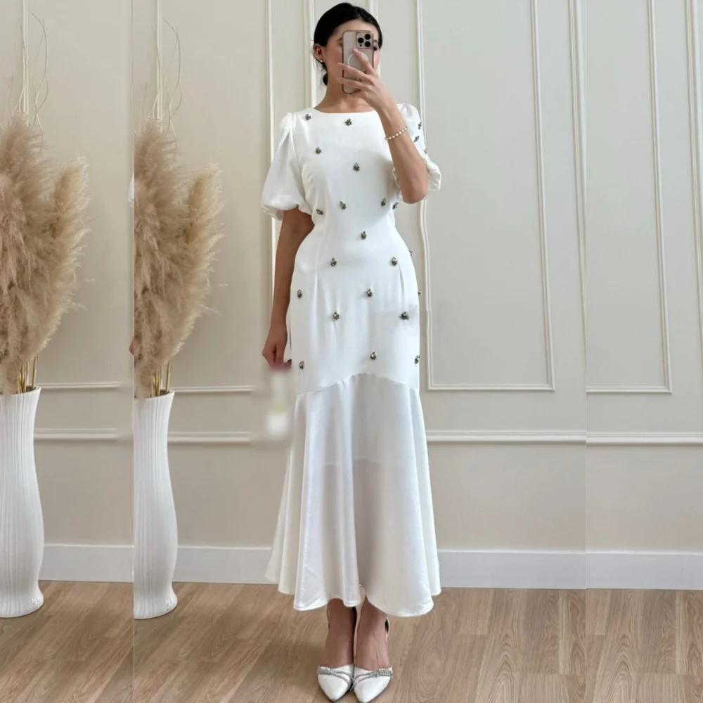 Customized Exquisite Charmeuse Sequined Pleat A-line Scoop Neck Midi Dresses Bespoke Occasion Fashion
Customized Exquisite Charmeuse Sequined Pleat A-line Scoop Neck Midi Dresses Bespoke Occasion Fashion