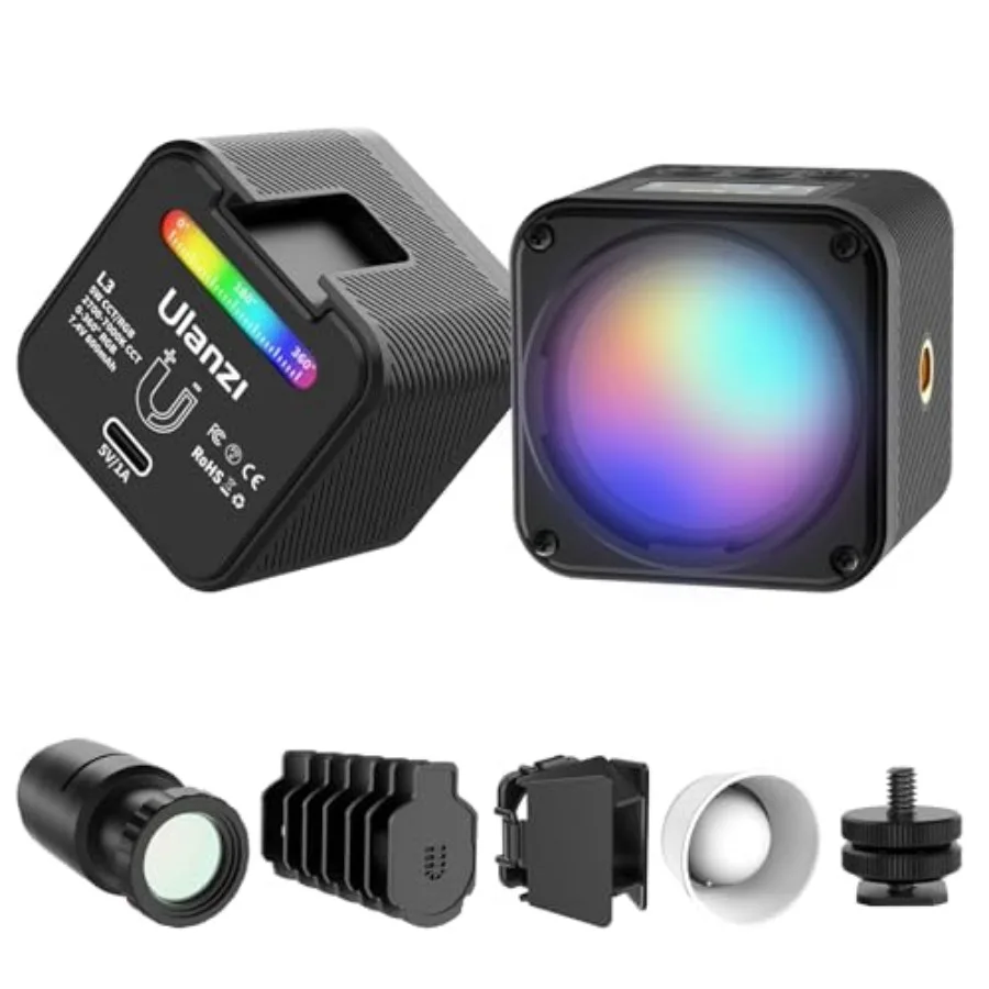 Магнитный комплект освещения для камеры RGB LED Video Light 2700K-7000K, мини-куб COB-светильник с регулировкой яркости, заполняющий свет для фотографии с отражателями (барндур)
Магнитный комплект освещения для камеры RGB LED Video Light 2700K-7000K, мини-куб COB-светильник с регулировкой яркости, заполняющий свет для фотографии с отражателями (барндур)