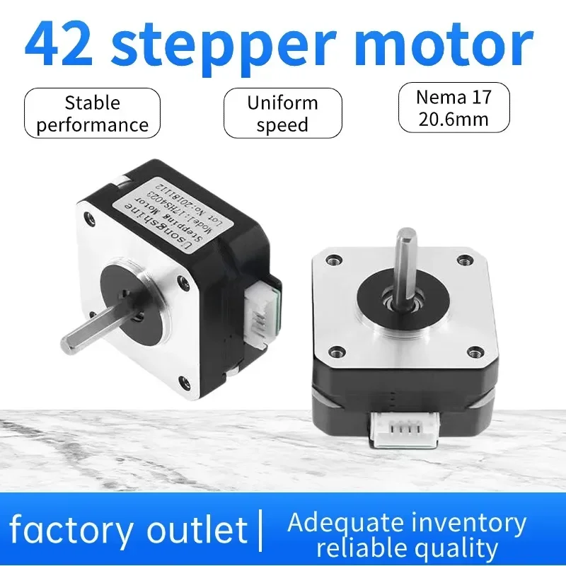 Nema17 17HS4023 Stepper Motor for Titan Extruder 42 Motor 1.0A 3D Printer Motor
Nema17 17HS4023 Stepper Motor for Titan Extruder 42 Motor 1.0A 3D Printer Motor