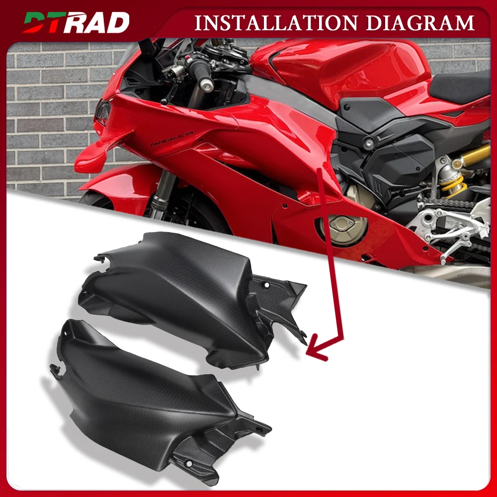 For DUCATI Panigale V4 V4S 2026 2025 100% Carbon Fiber Side Panels Front Side Fairing Motorcycle Modification Accessories
For DUCATI Panigale V4 V4S 2026 2025 100% Carbon Fiber Side Panels Front Side Fairing Motorcycle Modification Accessories