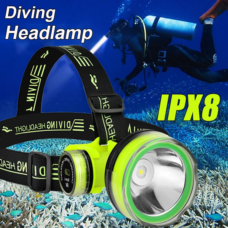 NEW Portable Rechargeable Diving Headlight IPX8 Waterproof Professional Diving Headlamp Super Bright LED Underwater Head Torch
NEW Portable Rechargeable Diving Headlight IPX8 Waterproof Professional Diving Headlamp Super Bright LED Underwater Head Torch