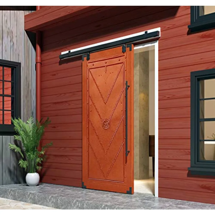 5Feet Box Rail Heavy Duty Exterior Sliding Barn Door Hardware,,Powder Coated Black, Fit Max Outdoor Width 30in, MAX Load 300lbs
5Feet Box Rail Heavy Duty Exterior Sliding Barn Door Hardware,,Powder Coated Black, Fit Max Outdoor Width 30in, MAX Load 300lbs