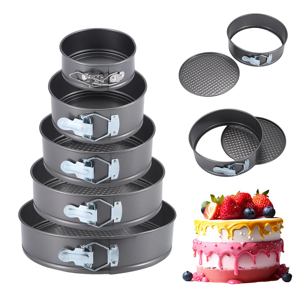 1Pcs Carbon Steel Baking Mould Non Stick Leakproof Cake Baking Pan 12/16/20/24/28cm with Removable Bottom Cake Mould
1Pcs Carbon Steel Baking Mould Non Stick Leakproof Cake Baking Pan 12/16/20/24/28cm with Removable Bottom Cake Mould