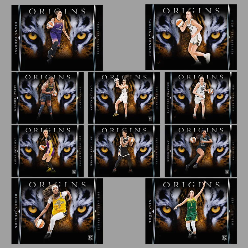 Panini 2024 WNBA Prizm Tiger Eyes Caitlin Clark Angel Reese Cameron Brink Diy Баскетбольная звезда Коллекционные карты Подарочная коллекция
Panini 2024 WNBA Prizm Tiger Eyes Caitlin Clark Angel Reese Cameron Brink Diy Баскетбольная звезда Коллекционные карты Подарочная коллекция