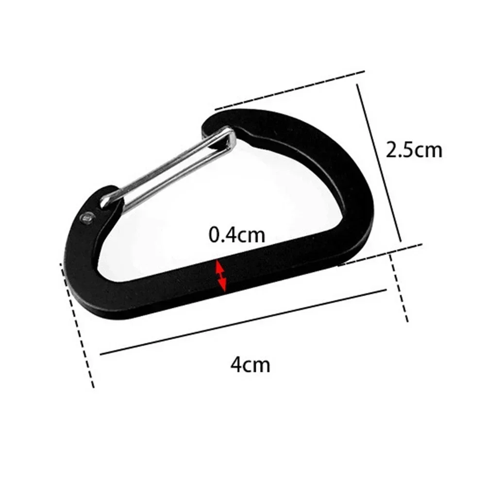 1 Pc Carabiner Outdoor Climbing Camping Stainless Mi-ni Carabiner Spring Hook Clip Keychain 40x25x4mm Gold/Black/Bule/Red/Silver
1 Pc Carabiner Outdoor Climbing Camping Stainless Mi-ni Carabiner Spring Hook Clip Keychain 40x25x4mm Gold/Black/Bule/Red/Silver