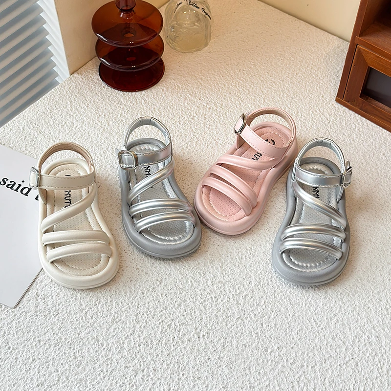 2026 Elegant Summer New Style Korean Version Princess Children's Sandals Elegant Open Toe Stylish Versatile Cute Student Sandals
2026 Elegant Summer New Style Korean Version Princess Children's Sandals Elegant Open Toe Stylish Versatile Cute Student Sandals