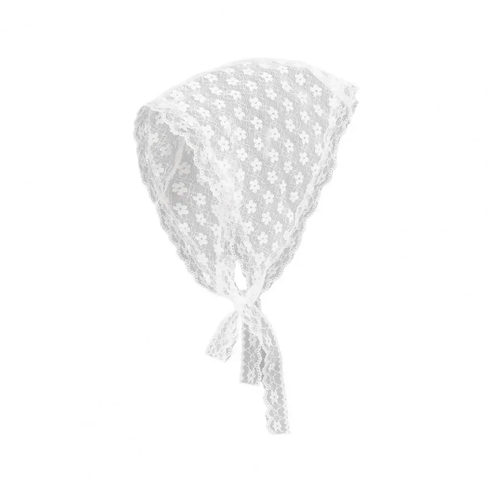 Hair Tie Elegant Lace Headscarf with Triangle Tie Style Lace Flower Decoration Stylish Hair Accessory for Women Photo Props
Hair Tie Elegant Lace Headscarf with Triangle Tie Style Lace Flower Decoration Stylish Hair Accessory for Women Photo Props