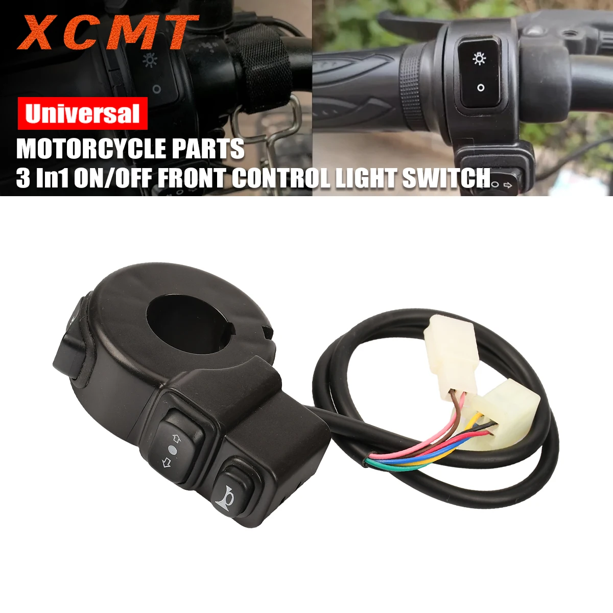 Universal Parts Switch Headlight Turn Signal Horn ON/OFF 3 In 1 Switch Motorcycle Electric Bike Scooter ATV Quad 22mm Handlebar
Universal Parts Switch Headlight Turn Signal Horn ON/OFF 3 In 1 Switch Motorcycle Electric Bike Scooter ATV Quad 22mm Handlebar