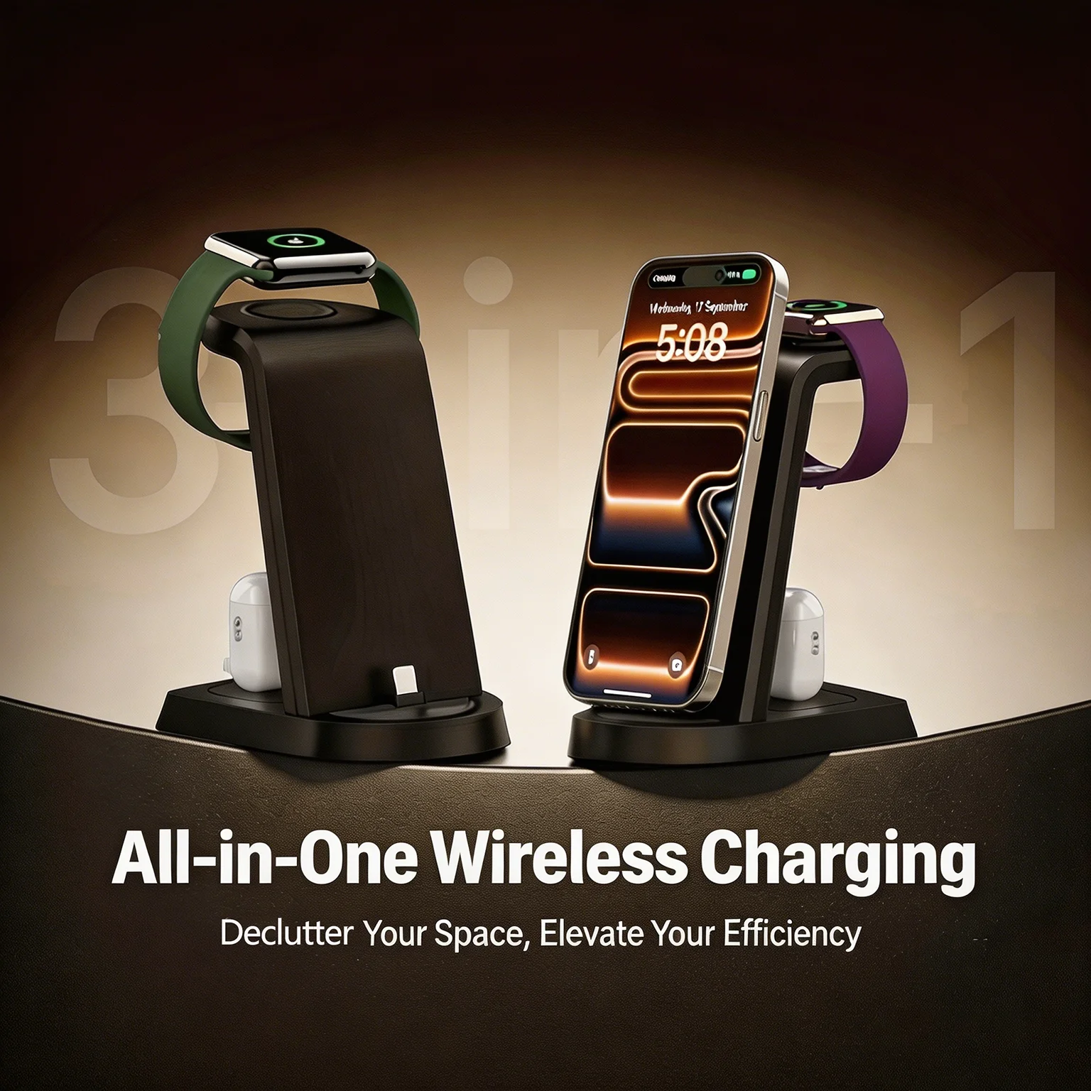 3 in 1 Charger Stand Dock For iPhone 12 13 14 Fast Charging Station For iWatch 10 9 8 7 For Airpods
3 in 1 Charger Stand Dock For iPhone 12 13 14 Fast Charging Station For iWatch 10 9 8 7 For Airpods