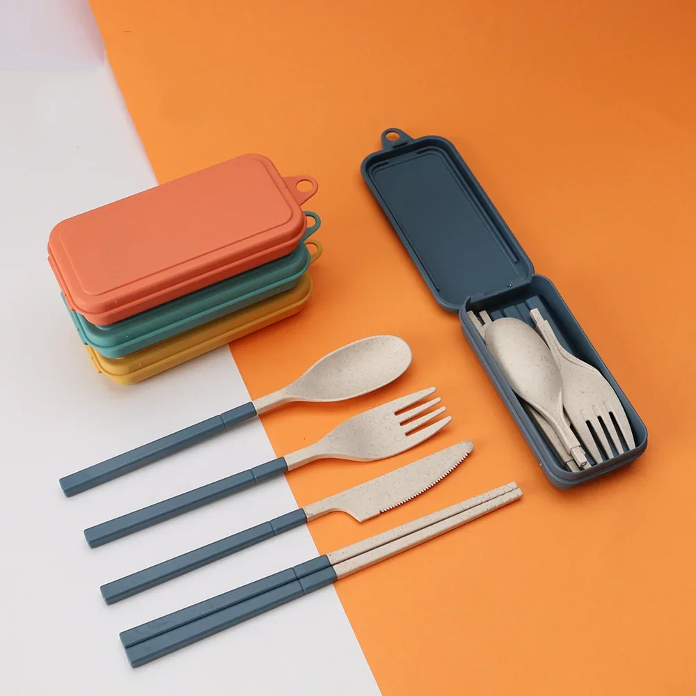 Portable Detachable Knife, Fork, Spoon and Chopsticks Set 4 Pieces Travel Folding Cutlery Picnic Cutlery Set Camping Cutlery Set
Portable Detachable Knife, Fork, Spoon and Chopsticks Set 4 Pieces Travel Folding Cutlery Picnic Cutlery Set Camping Cutlery Set
