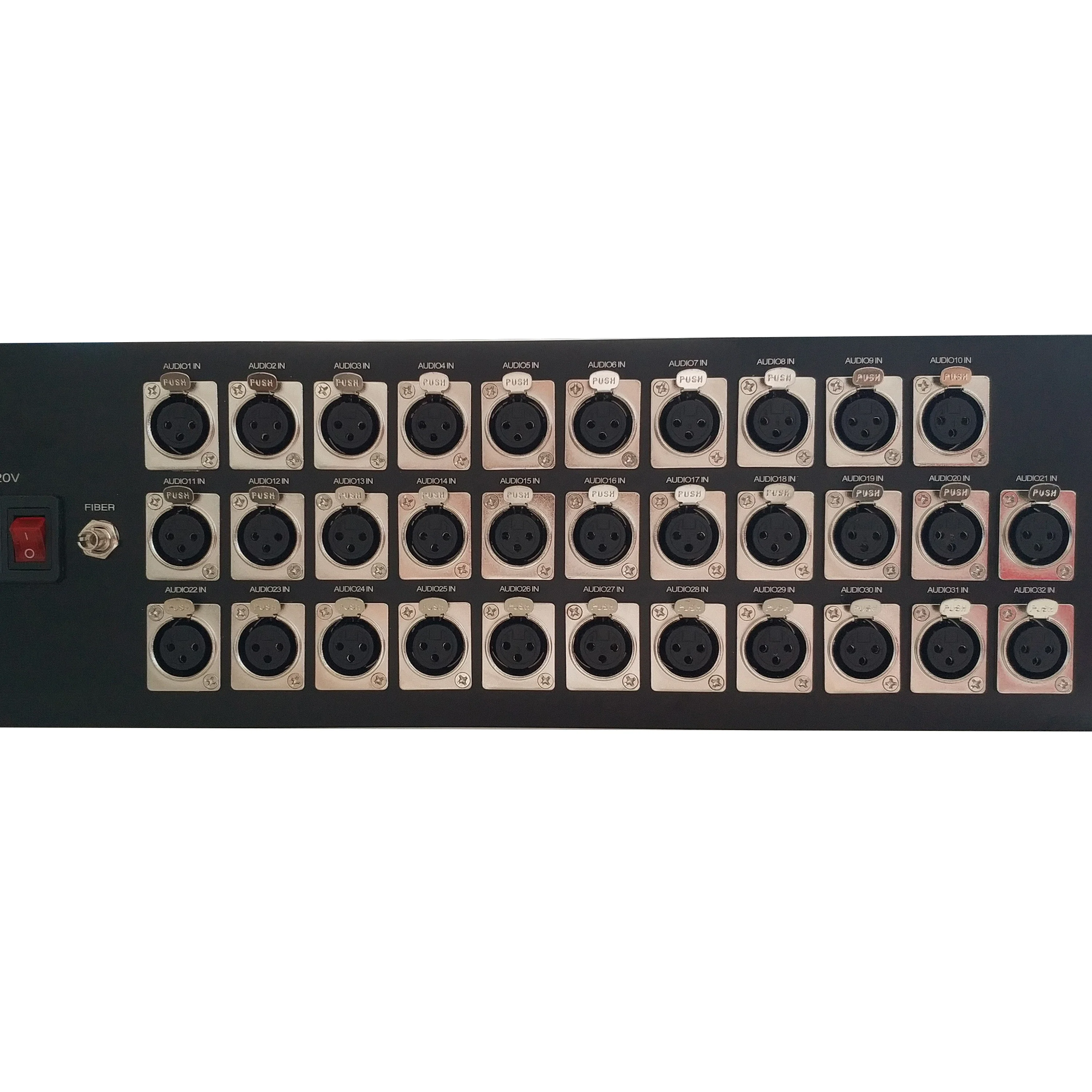 1 ~ 32 XLR однонаправленный оптоволоконный мультиплексор для вещания аудио/аудио xlr через оптоволокно
1 ~ 32 XLR однонаправленный оптоволоконный мультиплексор для вещания аудио/аудио xlr через оптоволокно
