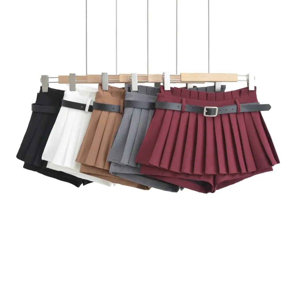 Spice Girls High Waist Pleated Skirt Pants Women's Summer A-Line Slimming Casual Short Skirt Anti-glare
Spice Girls High Waist Pleated Skirt Pants Women's Summer A-Line Slimming Casual Short Skirt Anti-glare